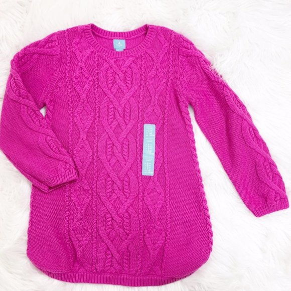 Baby Gap Other - Baby Gap Cable Knit Girls Sweater Pink size 5